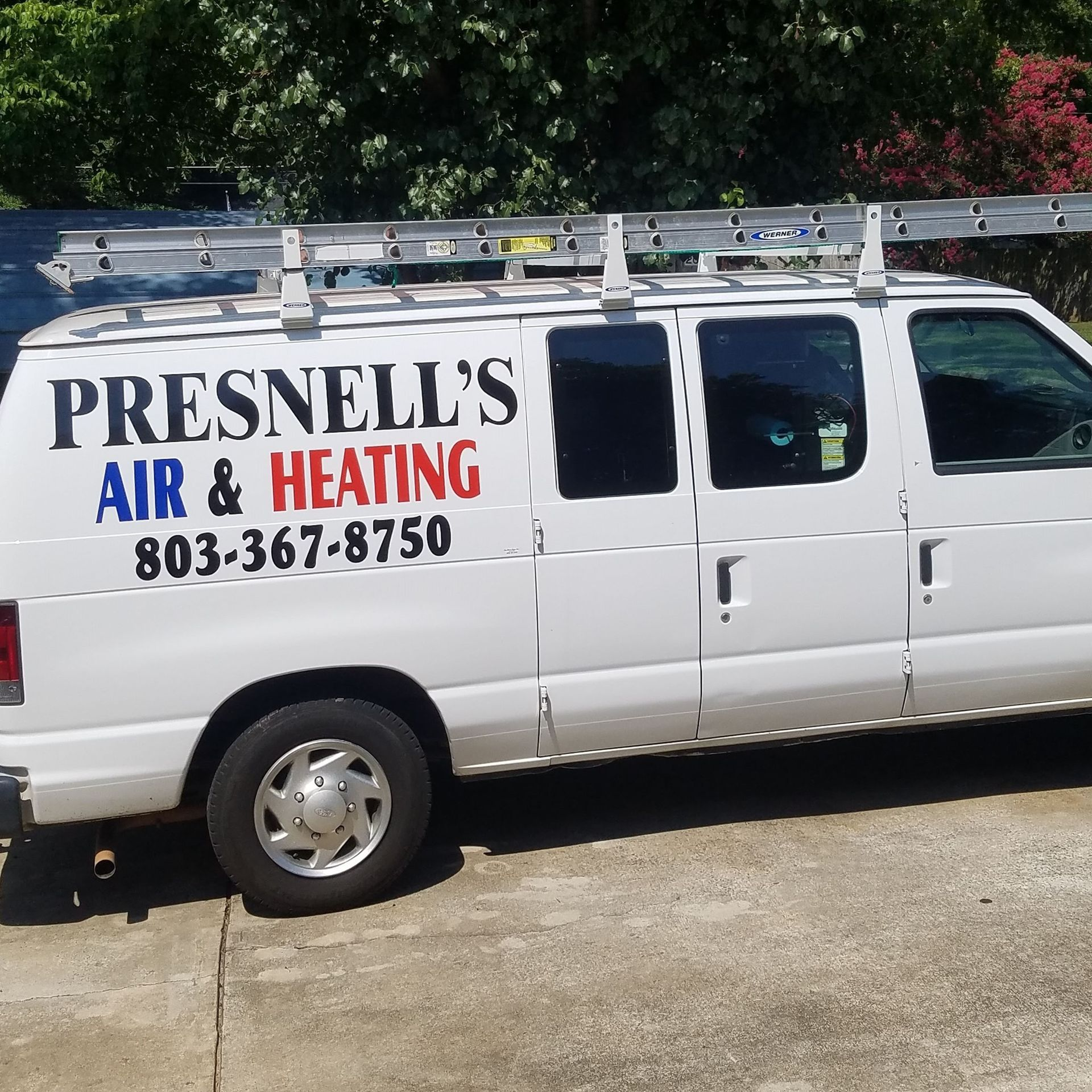 White van with 