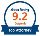 Avvo Rating seal: 9.2 