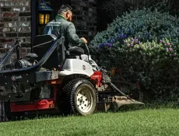 Reliable lawn mowing service in Argyle TX keeping grass evenly cut and well maintained