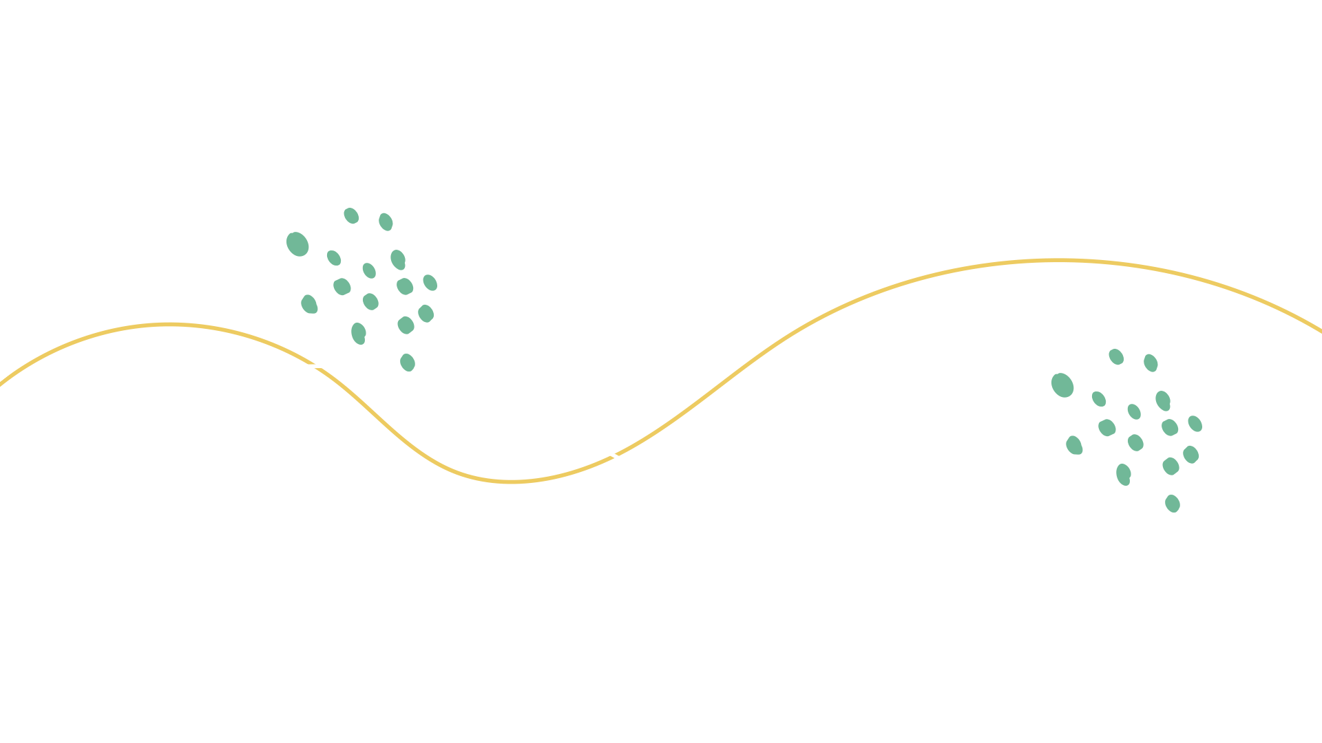Design abstrato minimalista com uma fina linha ondulada dourada