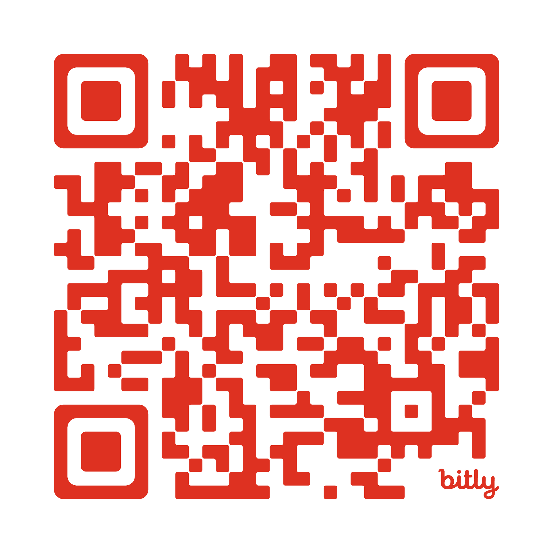 Red QR code with blue corner squares and a MAXIMUM brand logo in the center