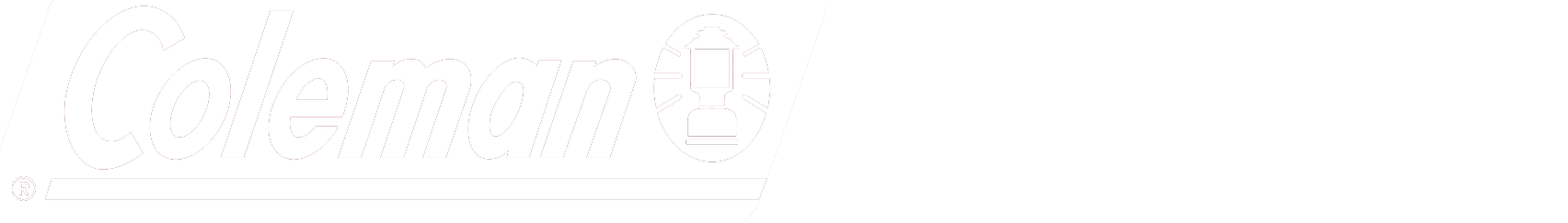 White rectangular banner with faint embossed text along the top edge