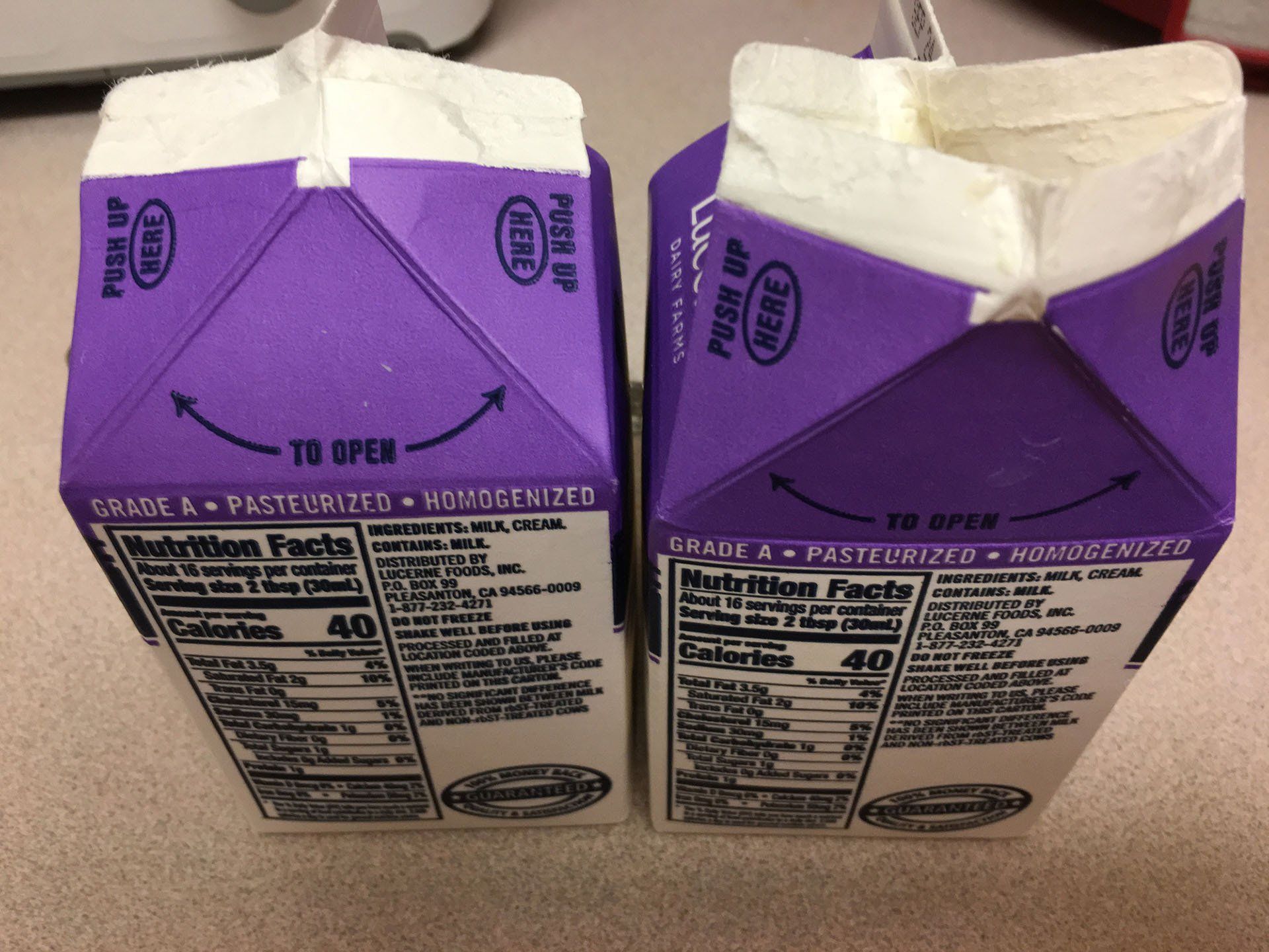 Milk Cartons — Syracuse, NY — Chuck It LLC