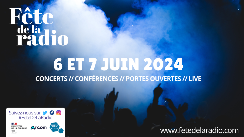 Fête de la radio 2024 Rendez-vous les 6 et 7 juin pour célébrer la Fête de la Radio 2024