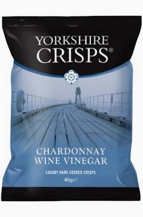 Yorkshire Crisps Chardonnay Wine Vinegar 40g