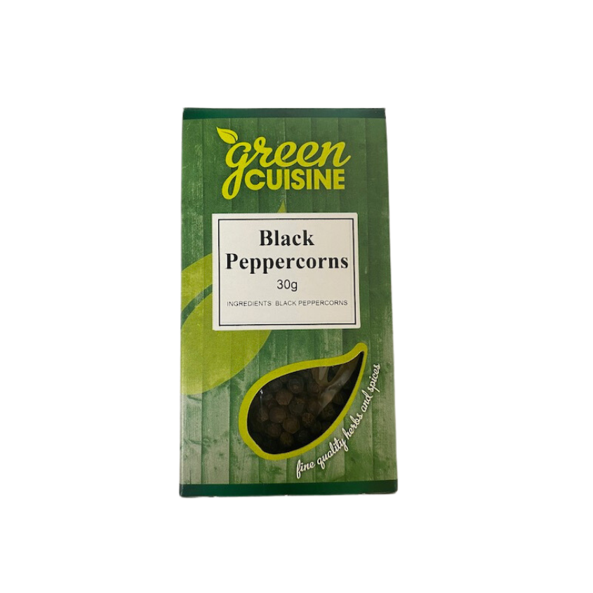 Green Cuisine Black Peppercorns 30g