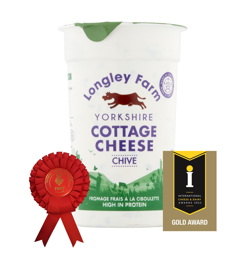 Longley Farm Cottage Cheese with Chives 250g