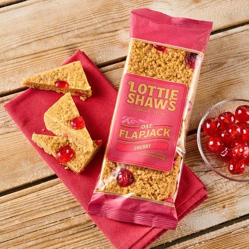 Lottie Shaw's Oat Flapjack with cherry