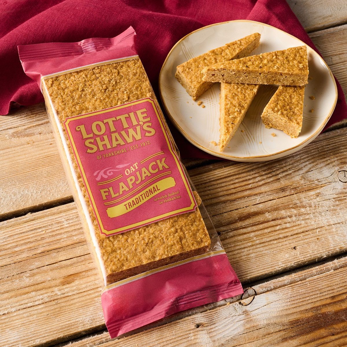 Lottie Shaw oat flapjack