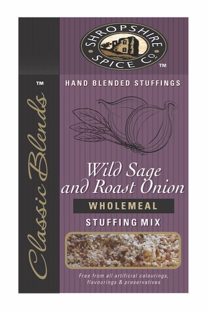 Shropshire Spice Co Wild Sage and Roast Onion Wholemeal Stuffing Mix