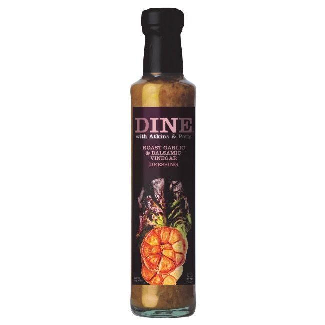 Dine with Atkins & Potts - Roast Garlic & Balsamic Vinegar Dressing