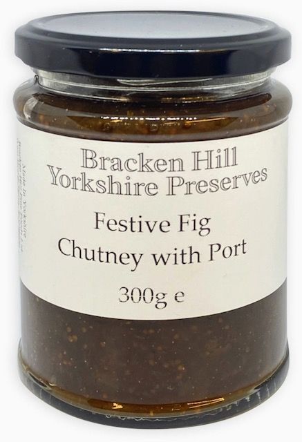 Bracken Hill Festive Fig Chutney with Port 300g