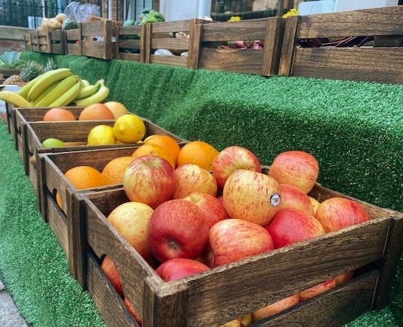 Fresh fruit and vegetables at The Pie Shop & Deli 65 Clifton York YO30 6BD