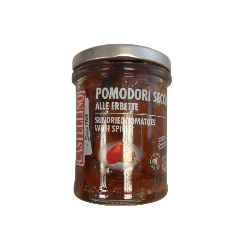 Castellino Sun-dried tomatoes with spices 180g