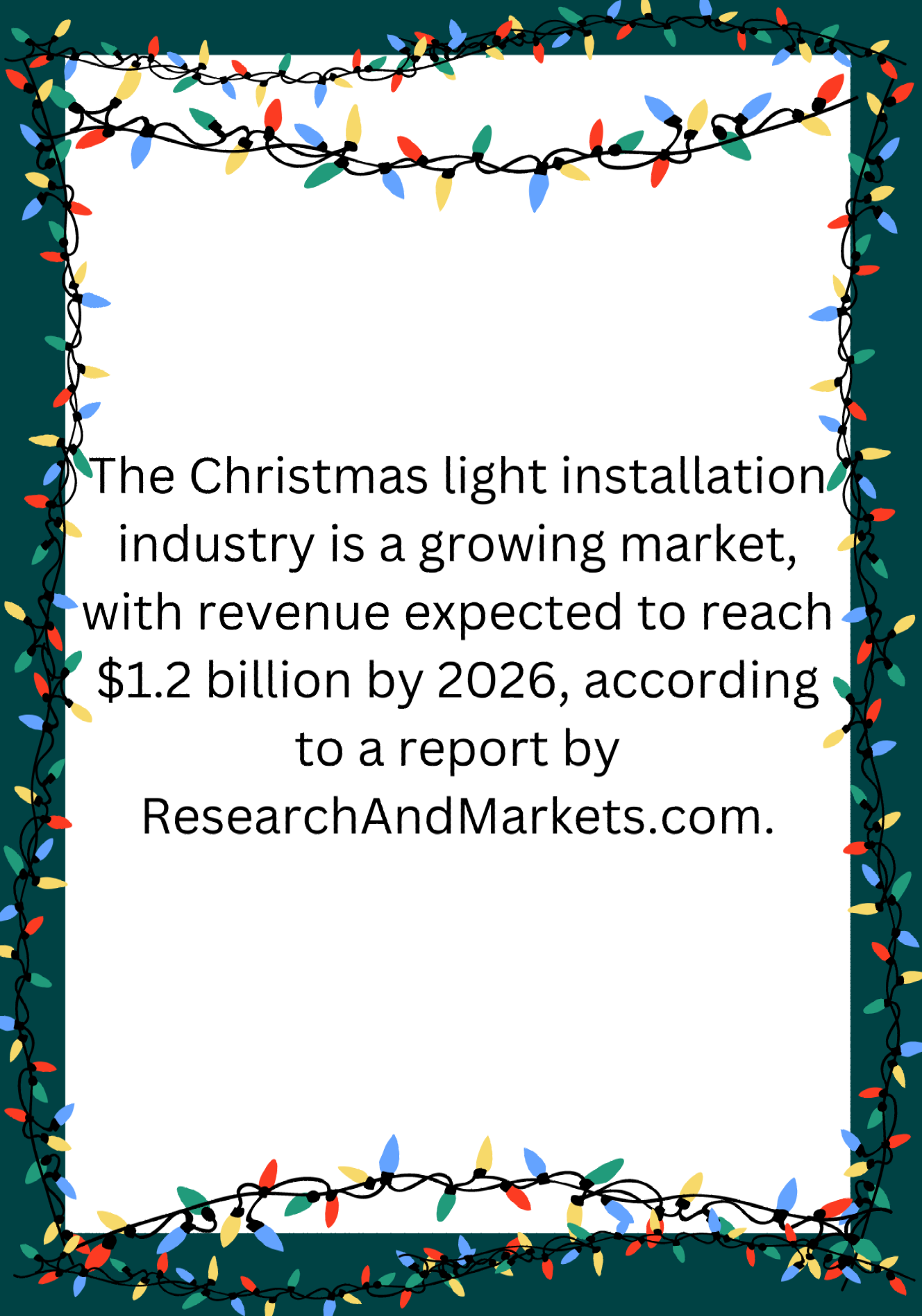 Christmas light installation industry