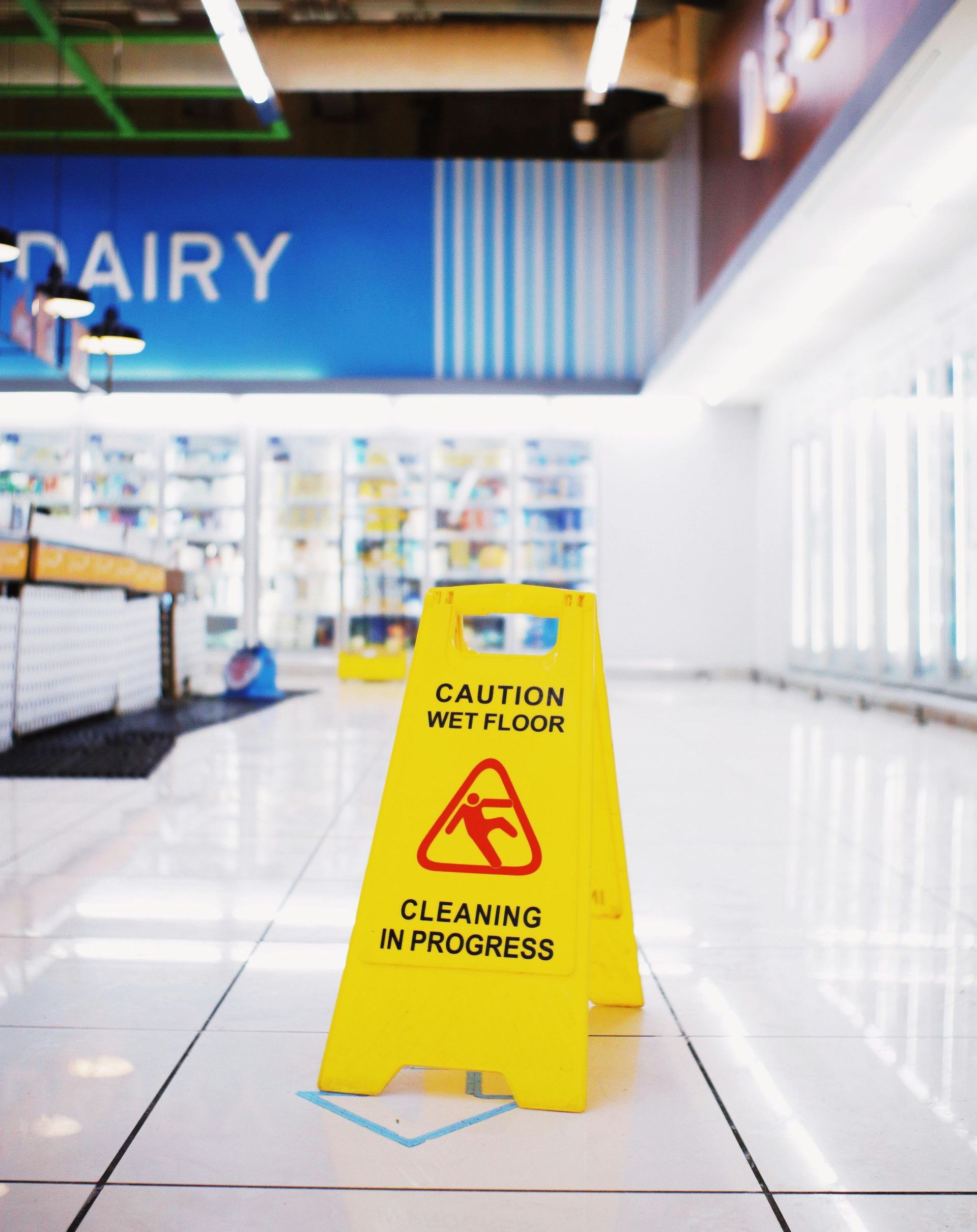 wet floor sign