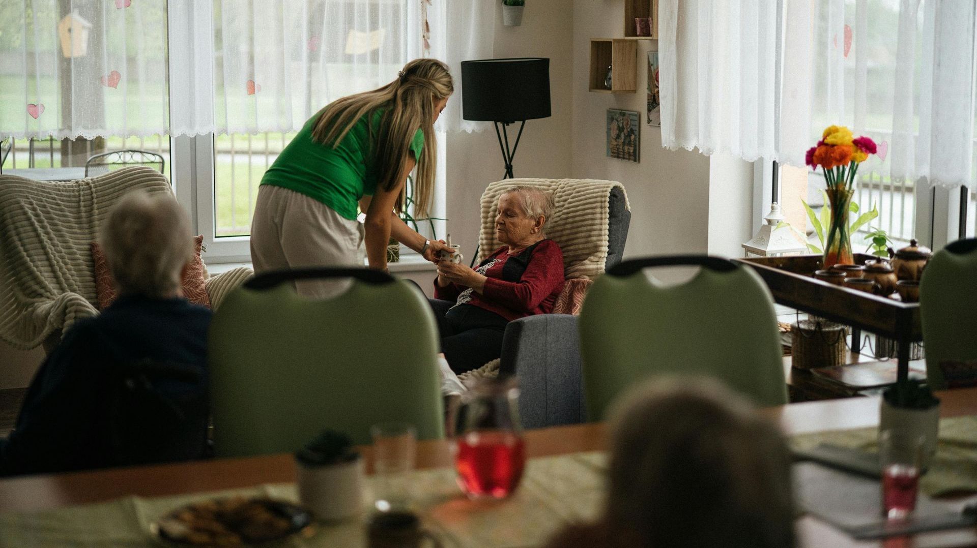 people in a nursing home