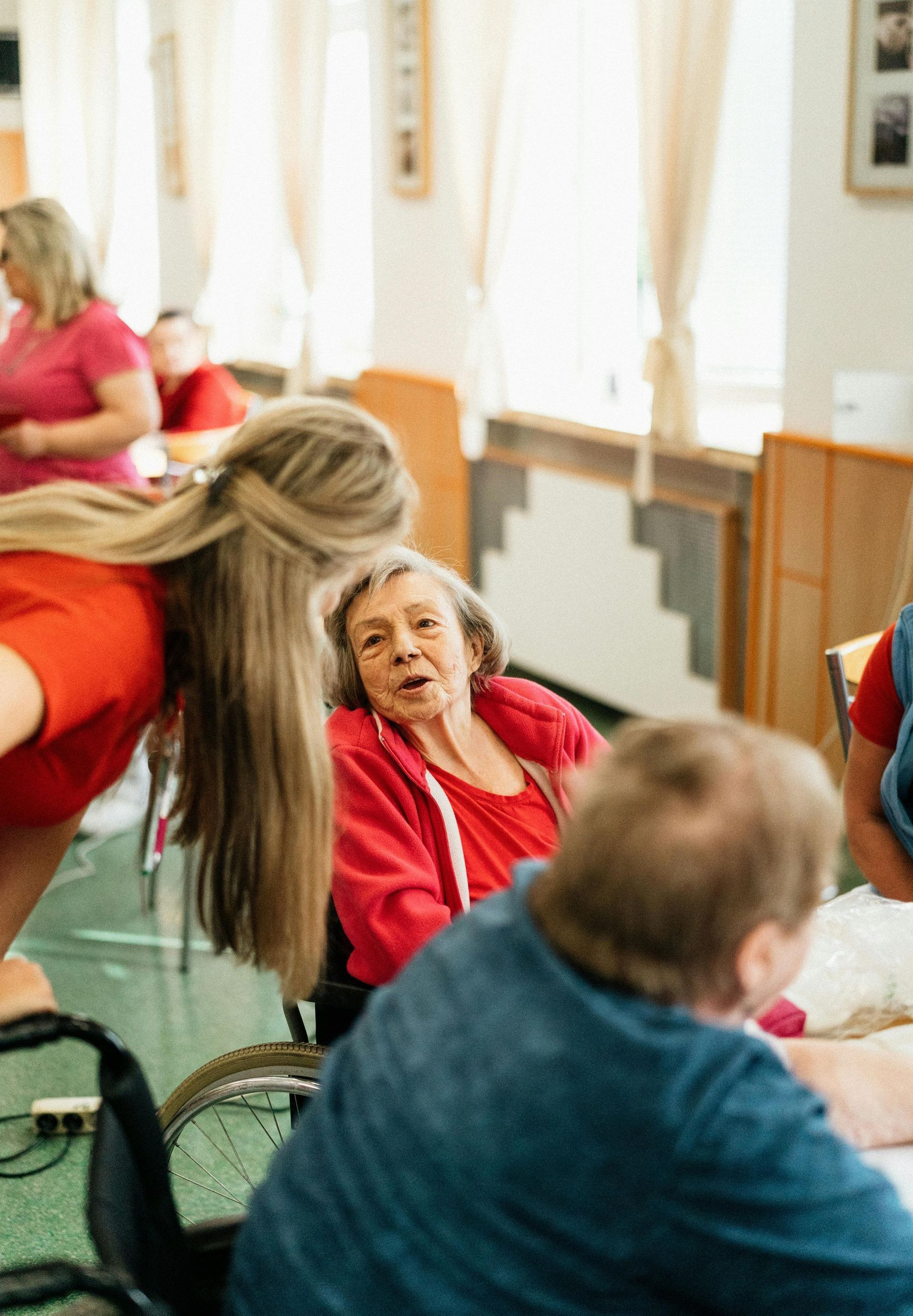 people in a nursing home