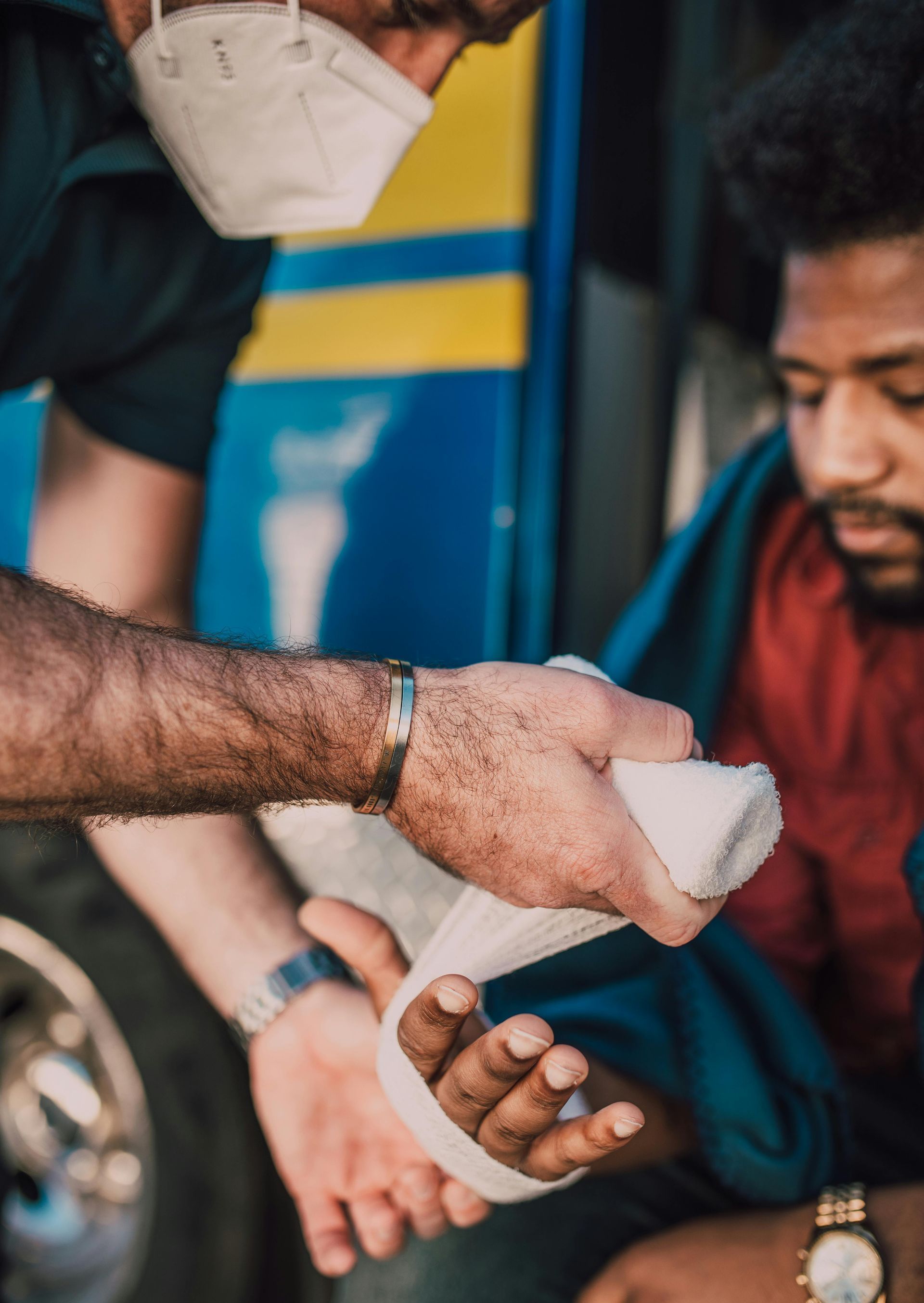 injured man