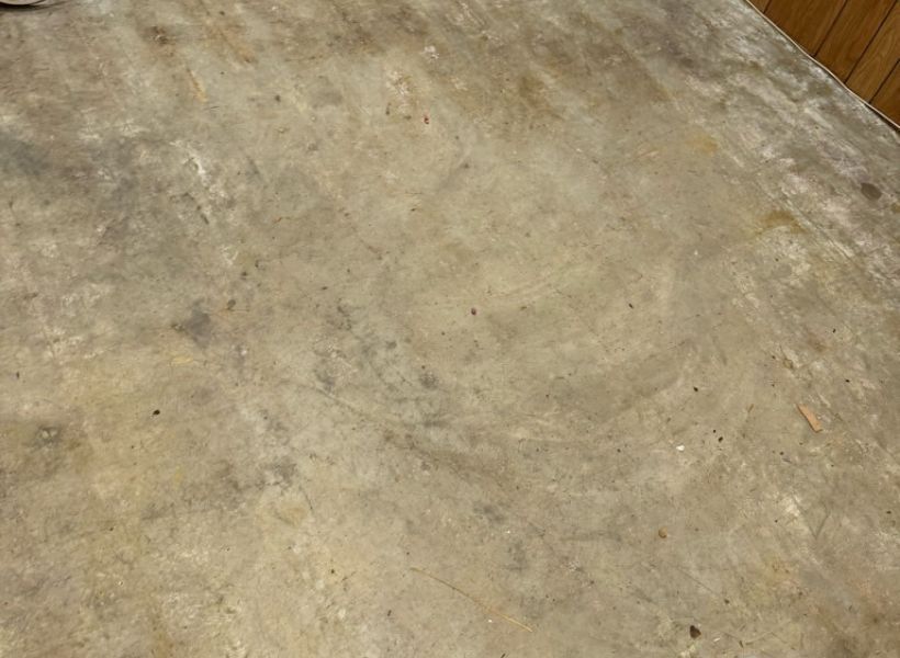 flooring removed
