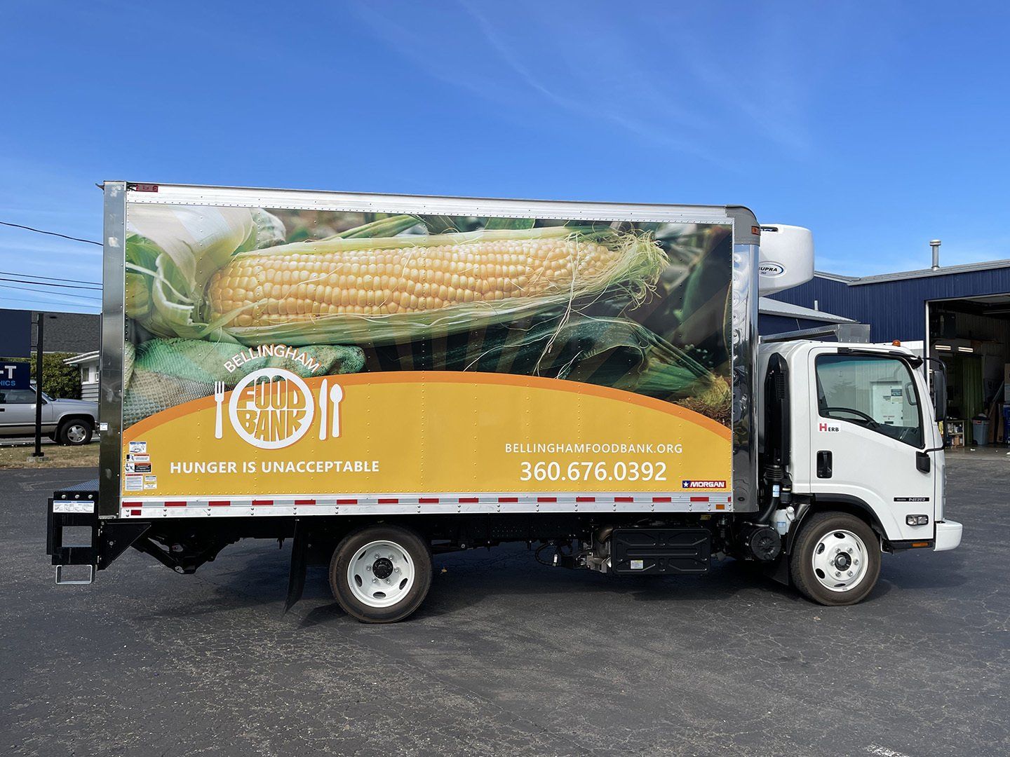 food bank truck wrap