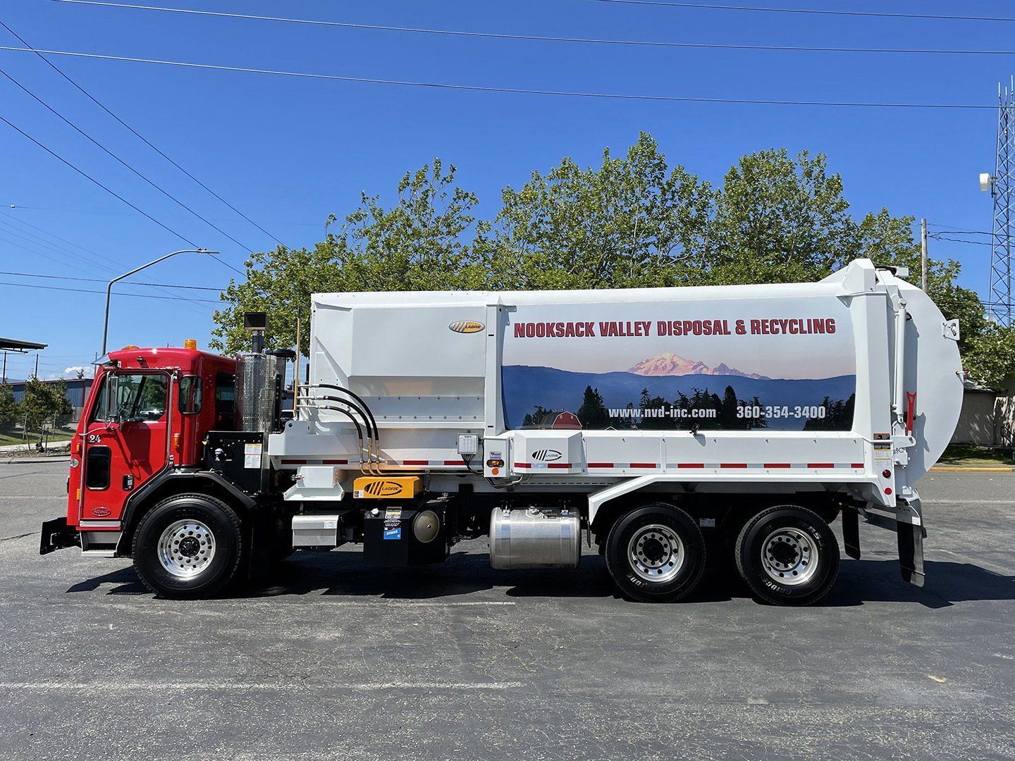 garbage truck wrap