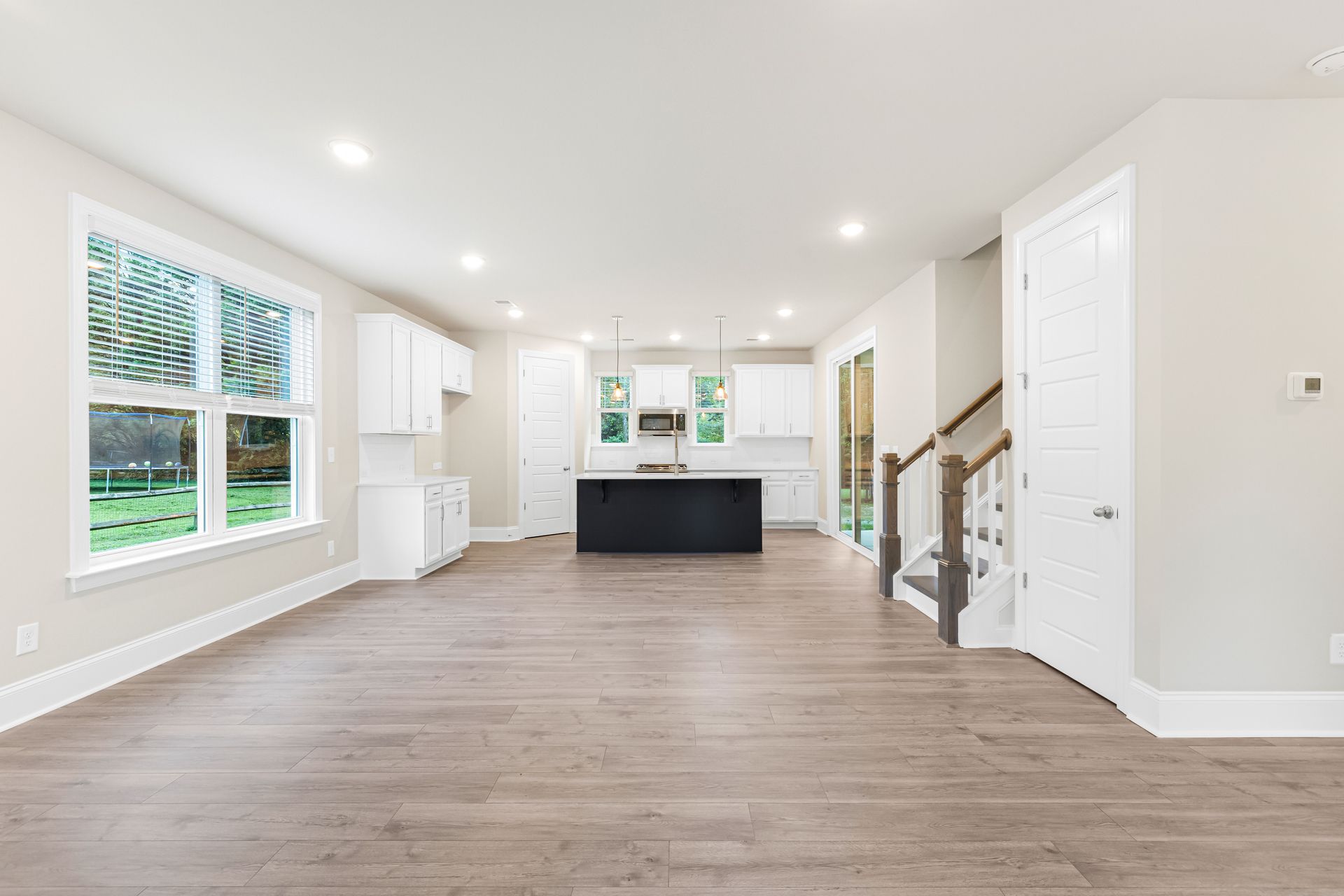 photo of Belmont floorplan family to kitchen