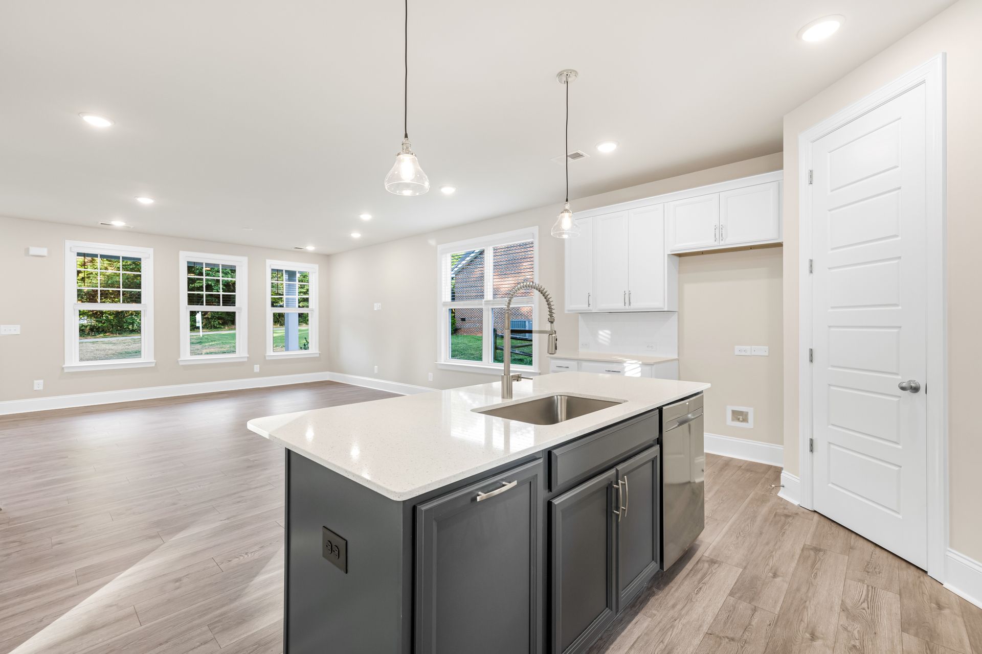 photo of Belmont floorplan kitchen island