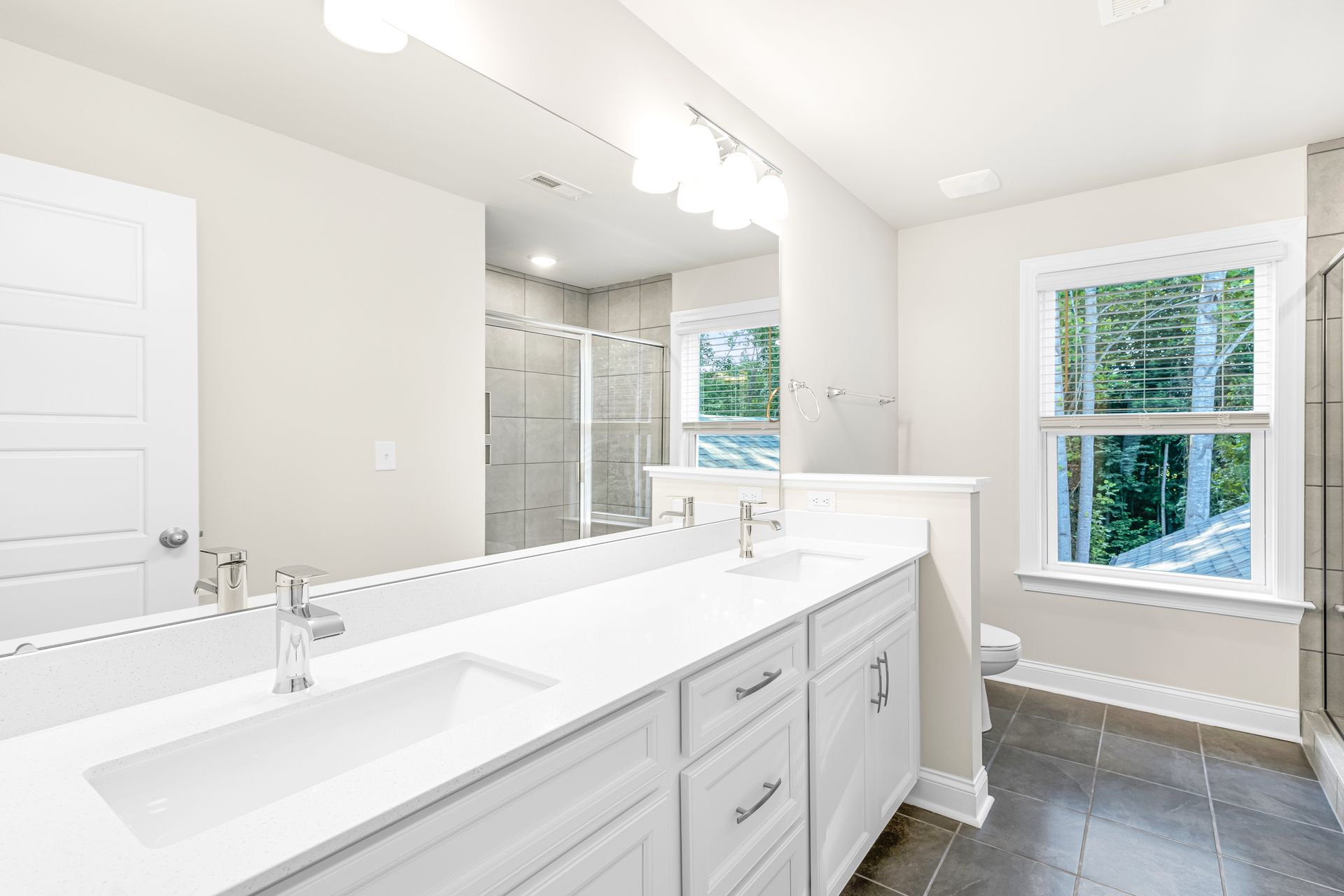 photo of Belmont floorplan main bathroom vanity