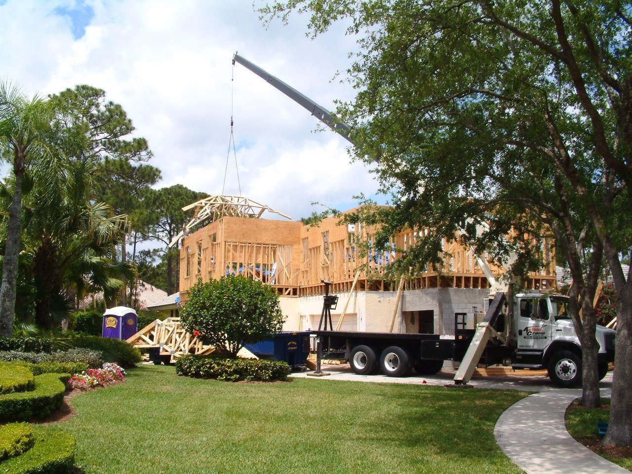 Roof Truss Before — Boca Raton, FL — National Home Building & Remodeling Corp.