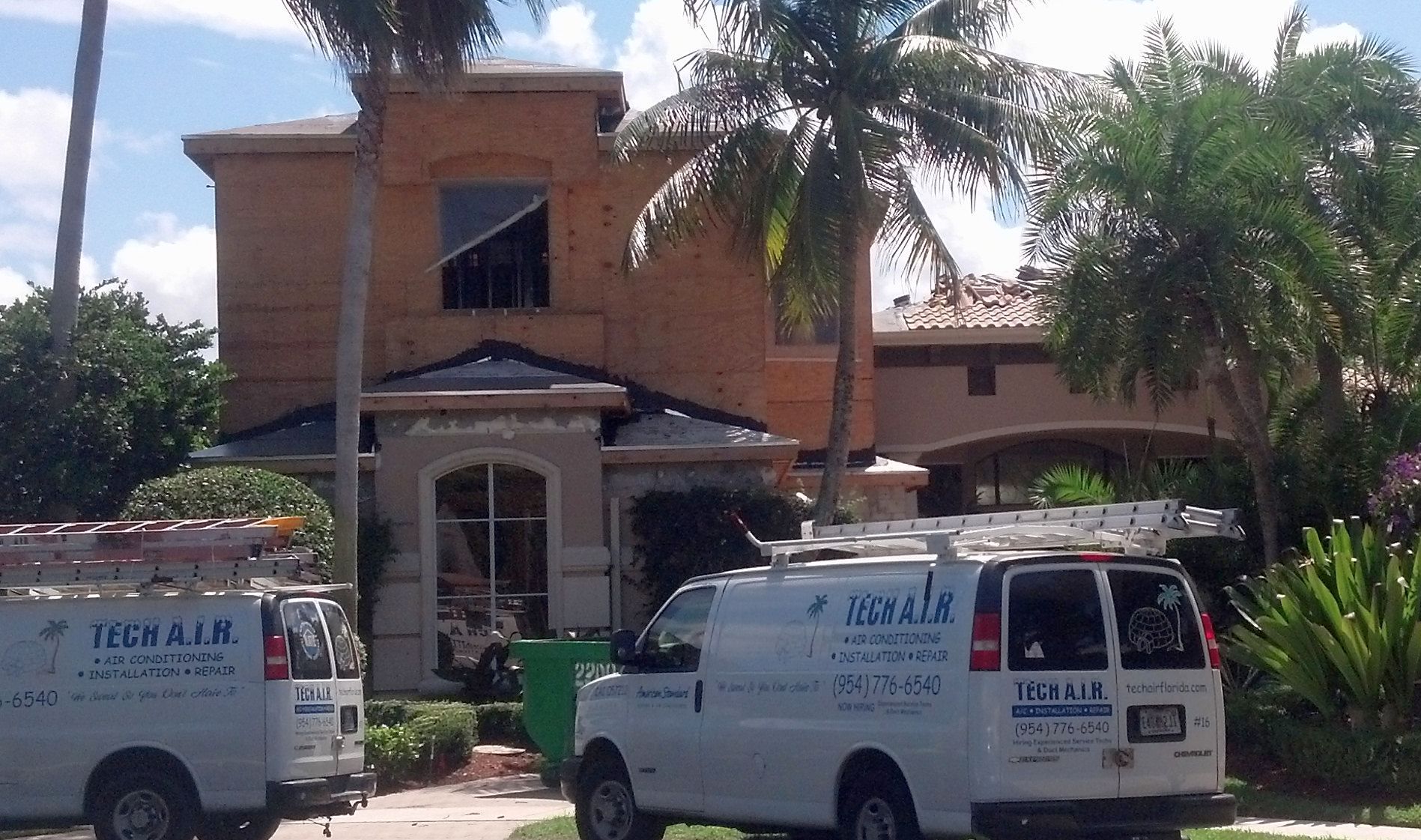 Second Floor Addition Before — Boca Raton, FL — National Home Building & Remodeling Corp.