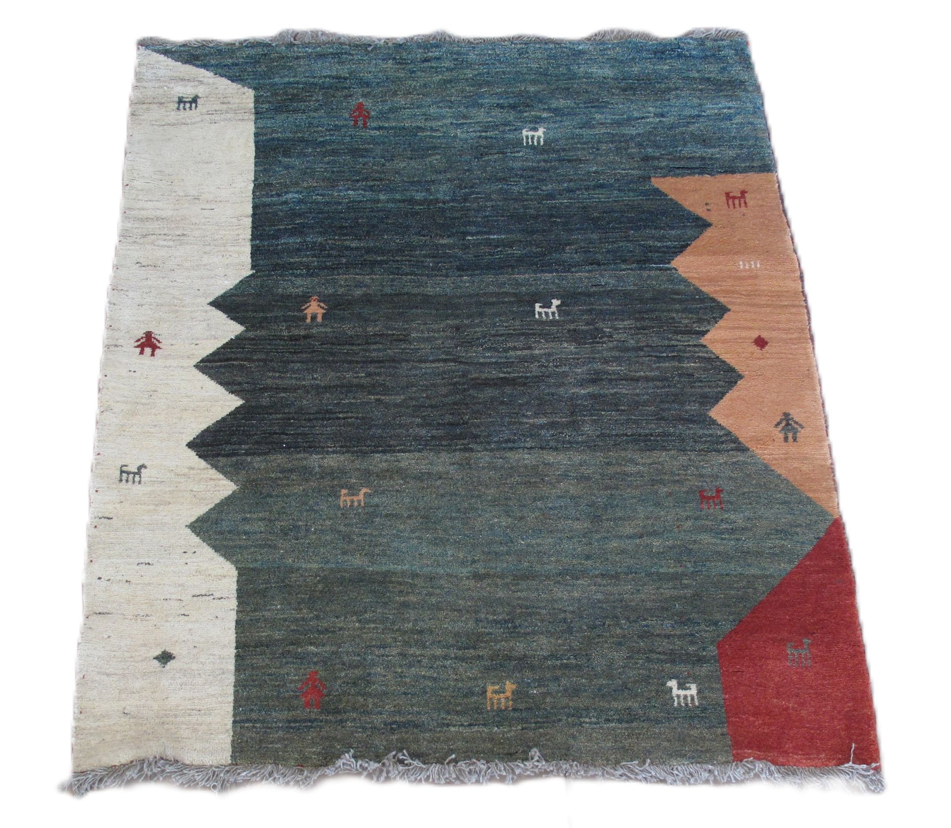 交渉中、6枚セット✨手織りGABBEH RUG GABBEH Gabbeh | 260301A | 5'2 X 6'