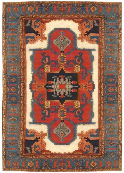 Antique Bakhshaish rug, 12'10