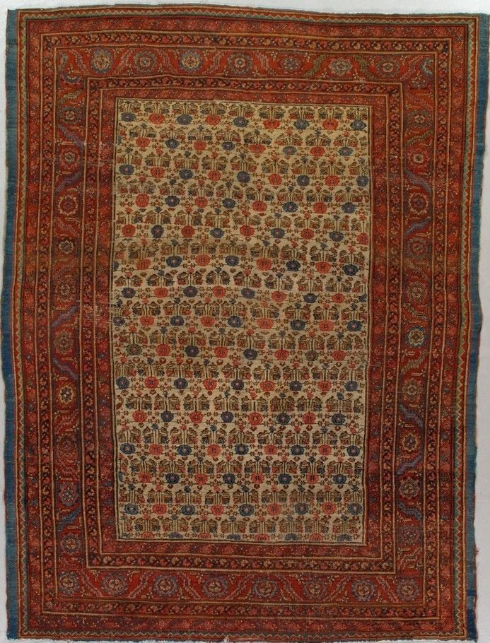 Antique Bakhshaish rug, 8' x 10'8", First Rugs