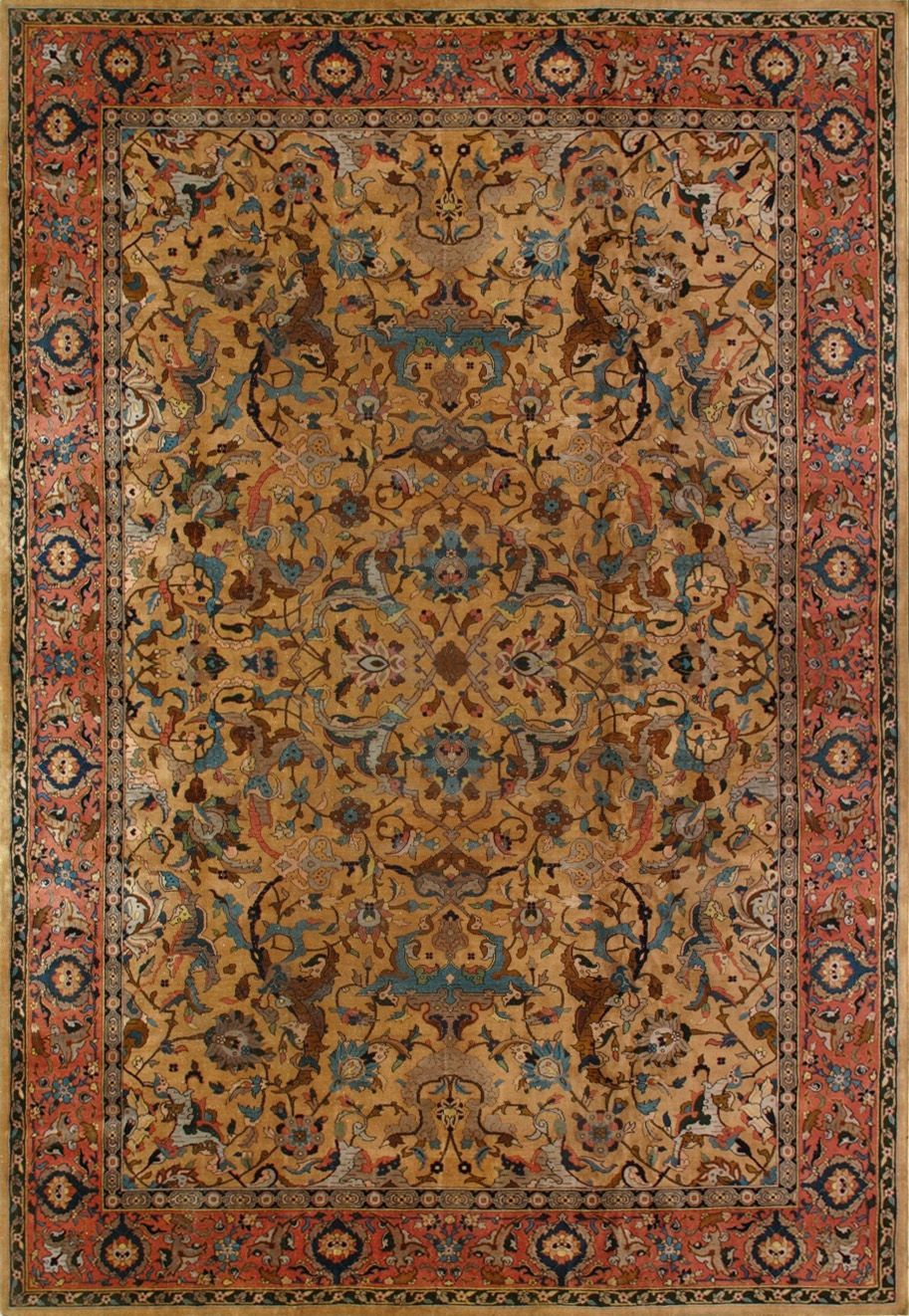 Antique Tabriz rug, 12' x 17'4", First Rugs