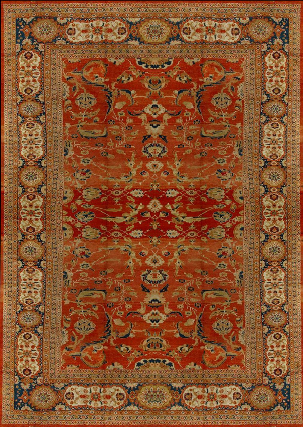 Antique Sultanabad rug, 11'9