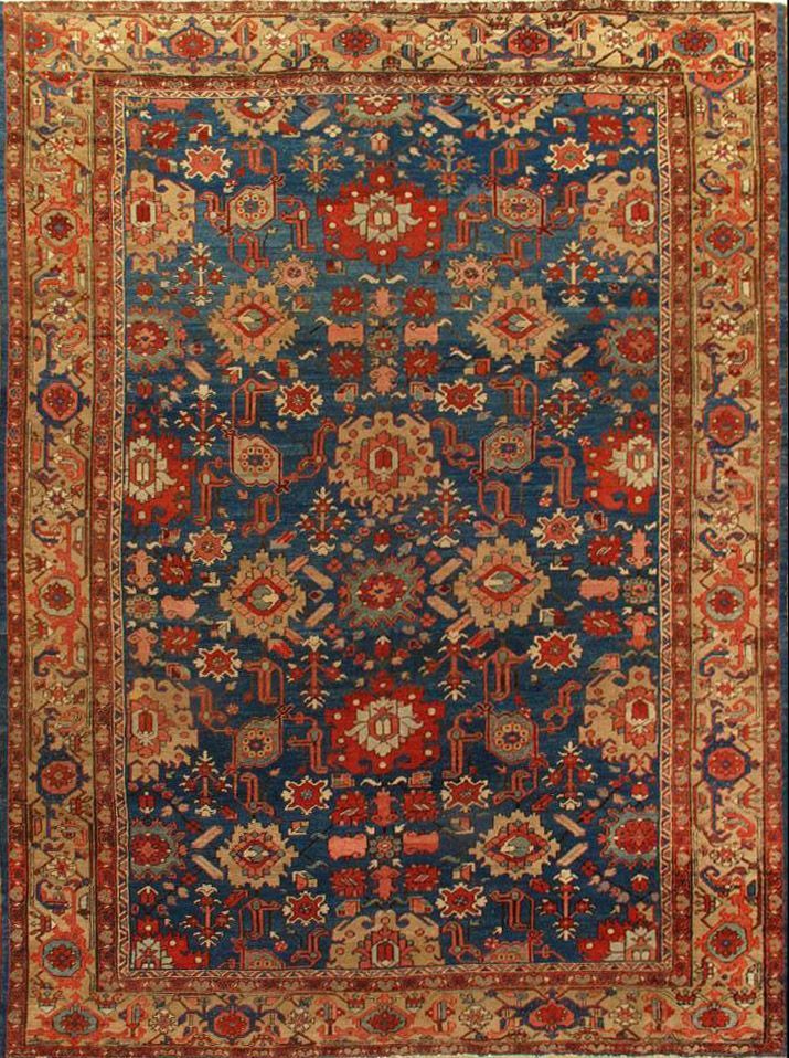 Antique Bakhshaish rug, 10' x 13', First Rugs
