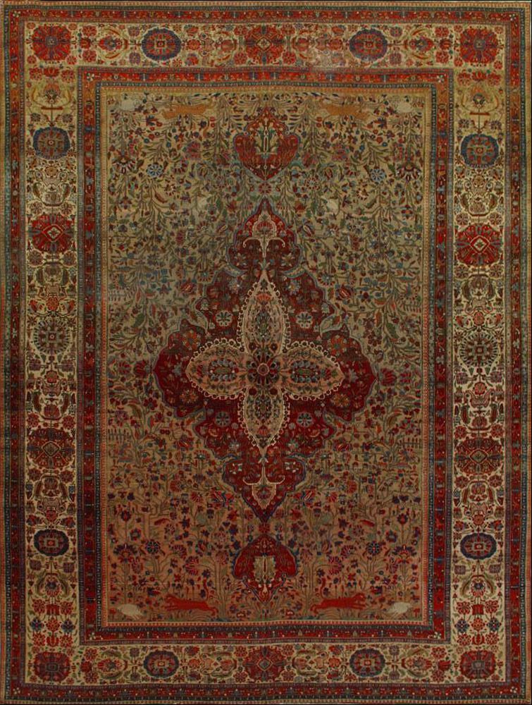 Mohtasham Kashan rug, 9' x 11'10