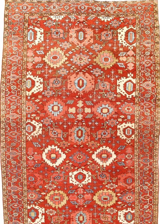 Antique Bakhshaish rug, 9' x 19'6", First Rugs