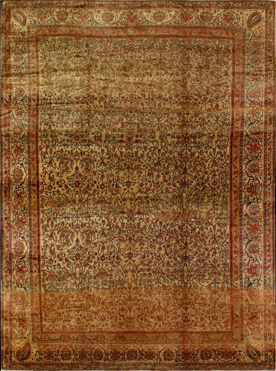 Antique Farahan Sarouk rug, 12'3" x 12', First Rugs