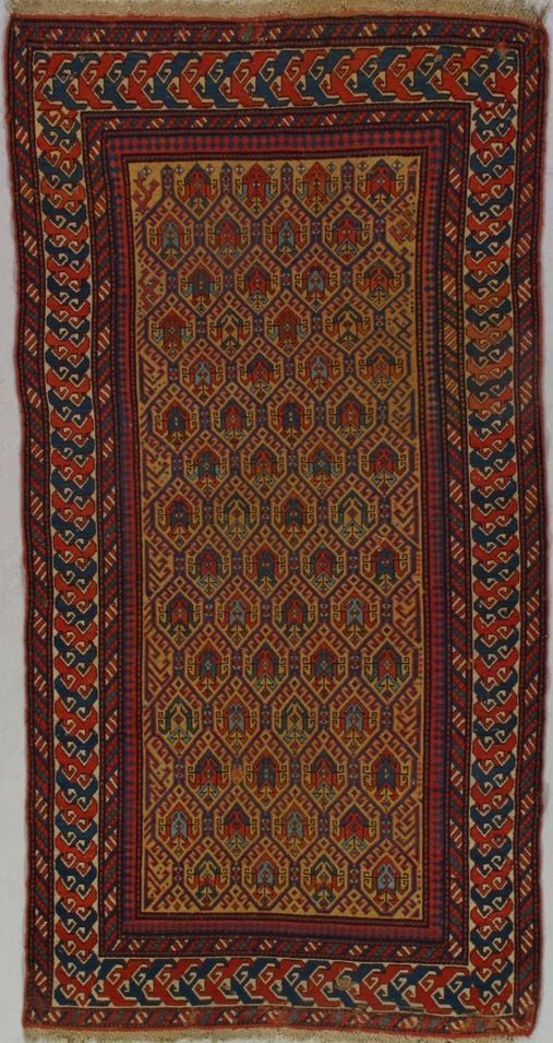 Antique Shirvan rug, 3'11