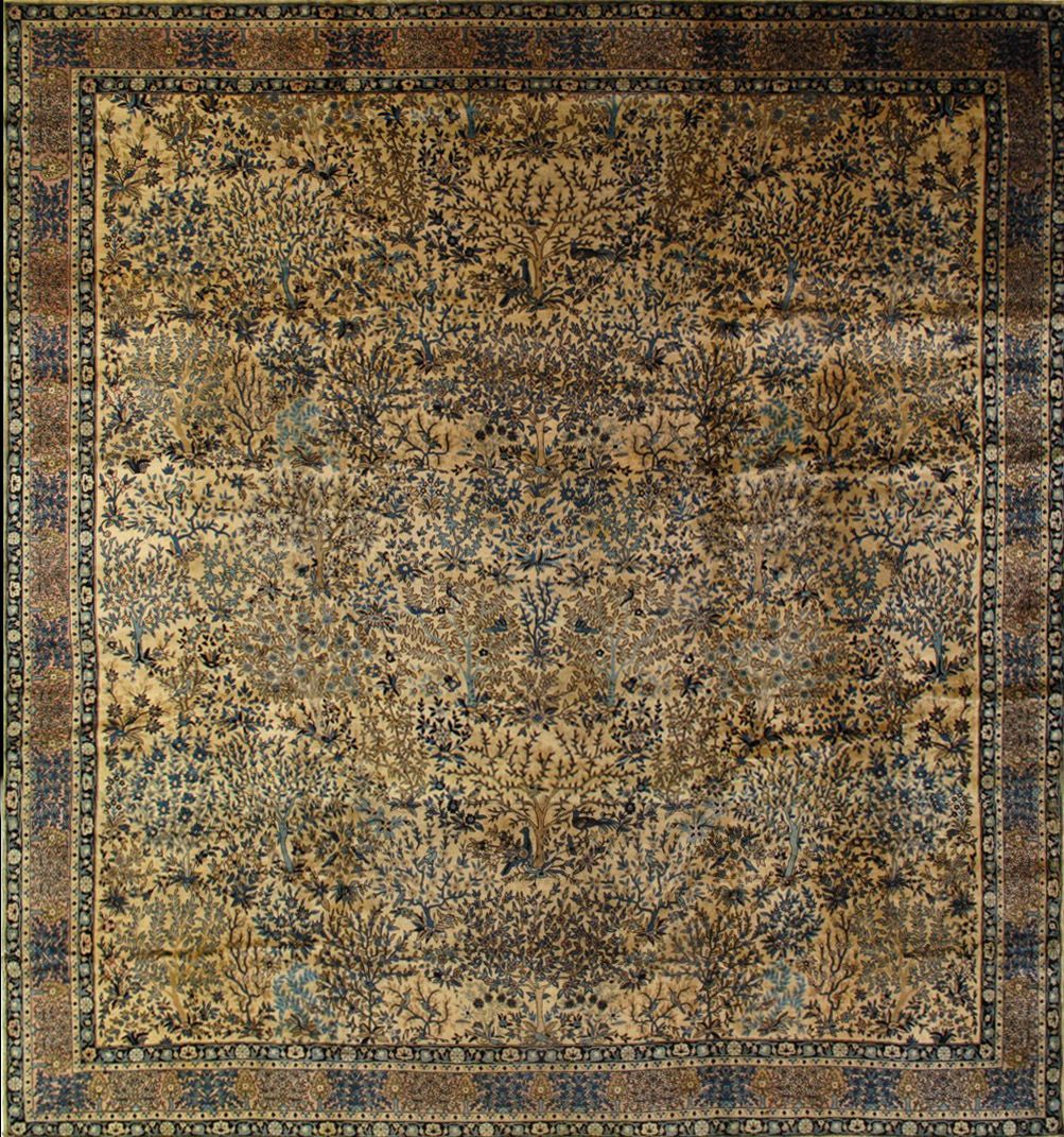 Antique Agra rug, 13'11