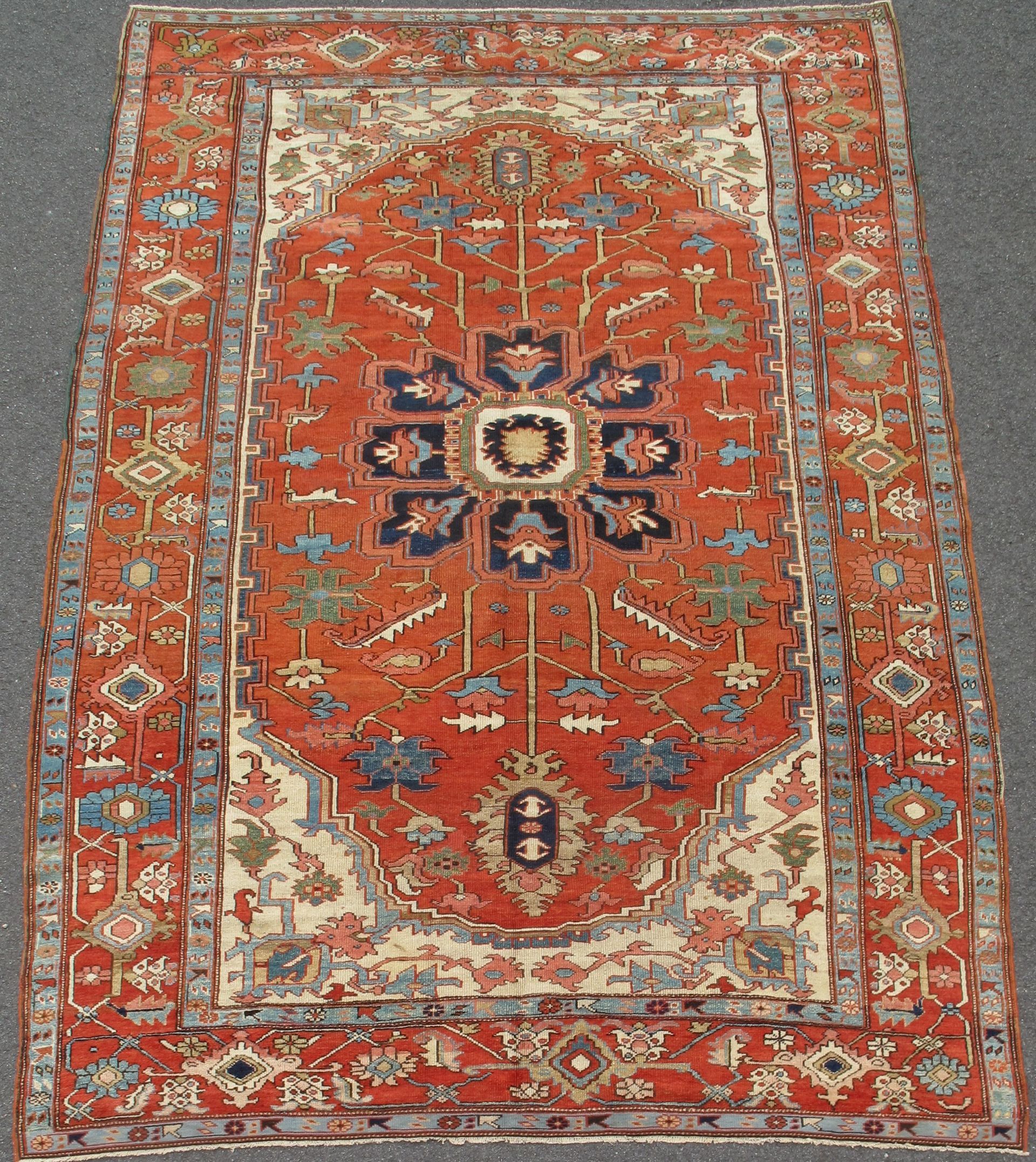 Antique Serapi | 251101A | 7'0