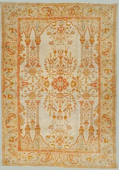Antique Oushak rug, 11'8