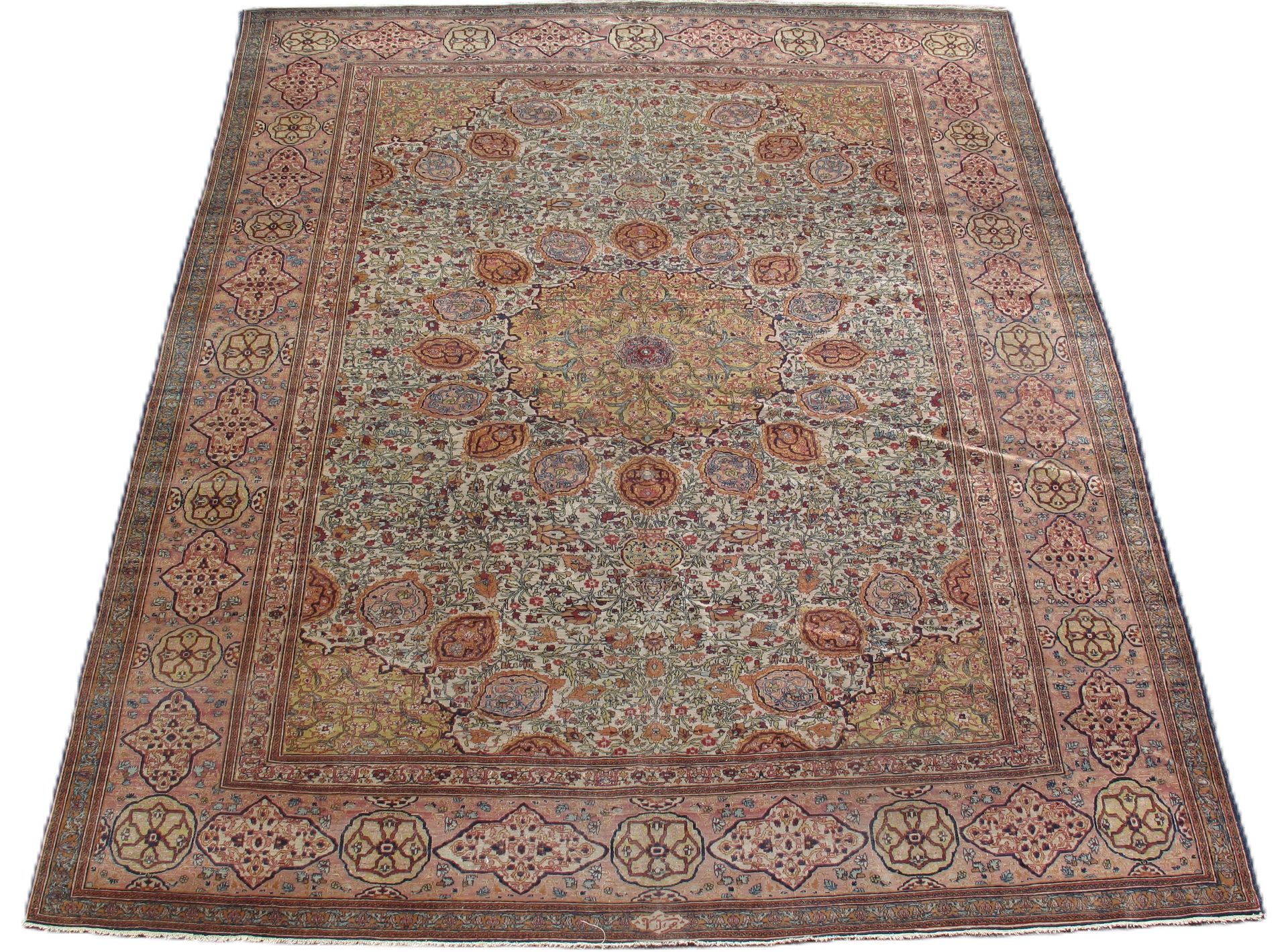 Antique Tabriz | 280402| 10'2