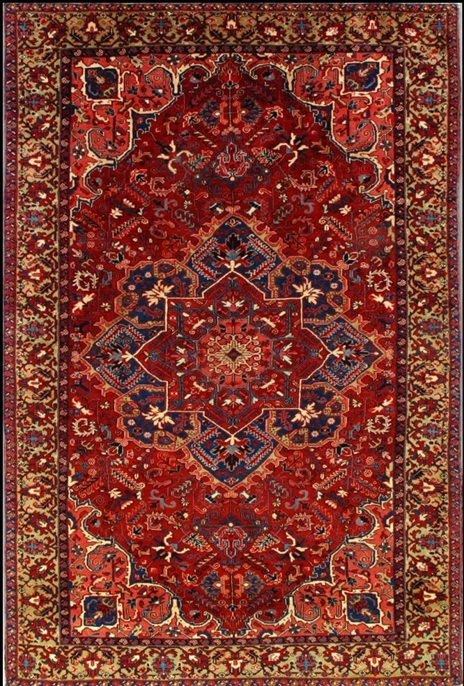 Persian Heriz rug, 7'9