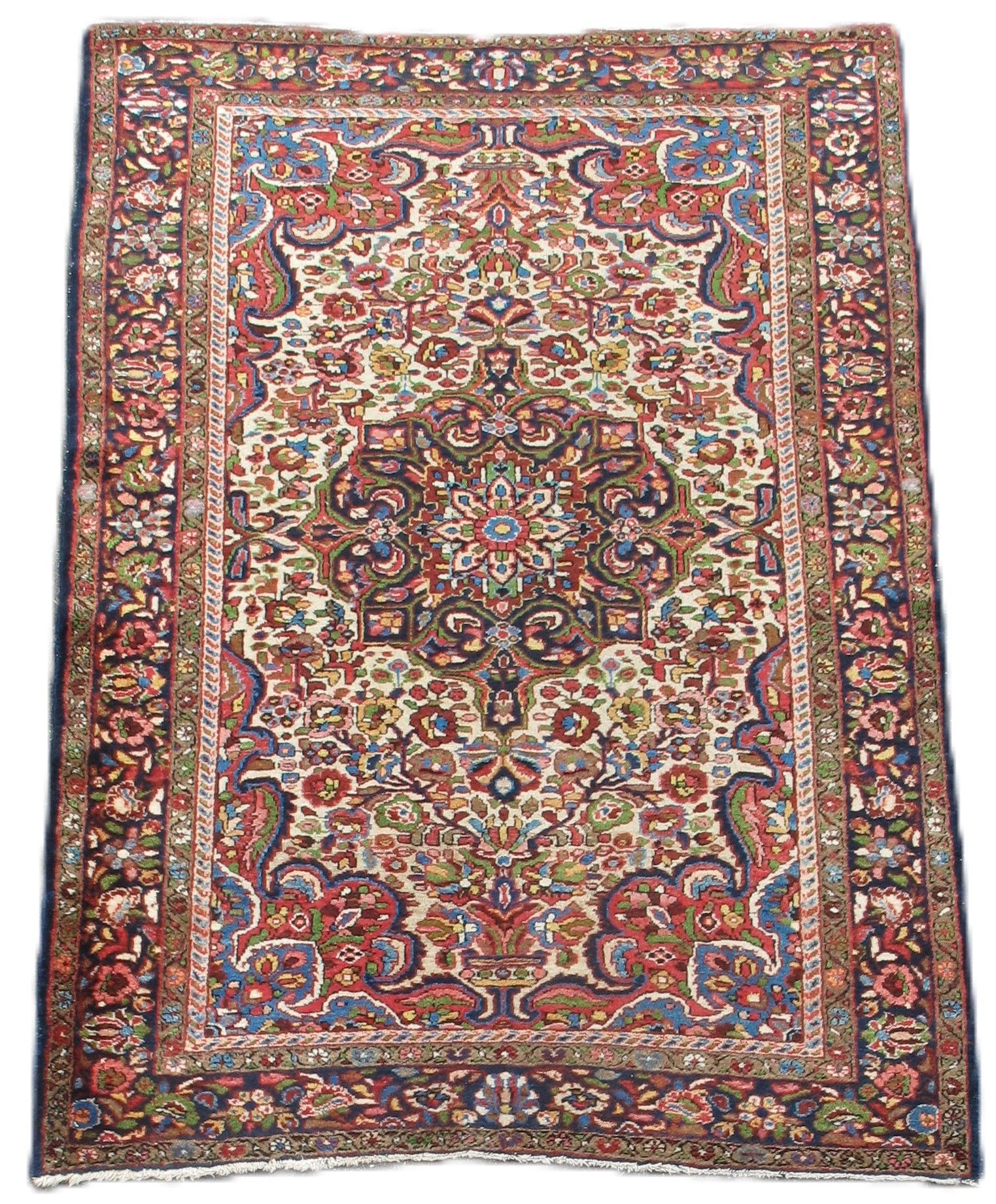 Vintage Sarouk | #221206A | 4'6