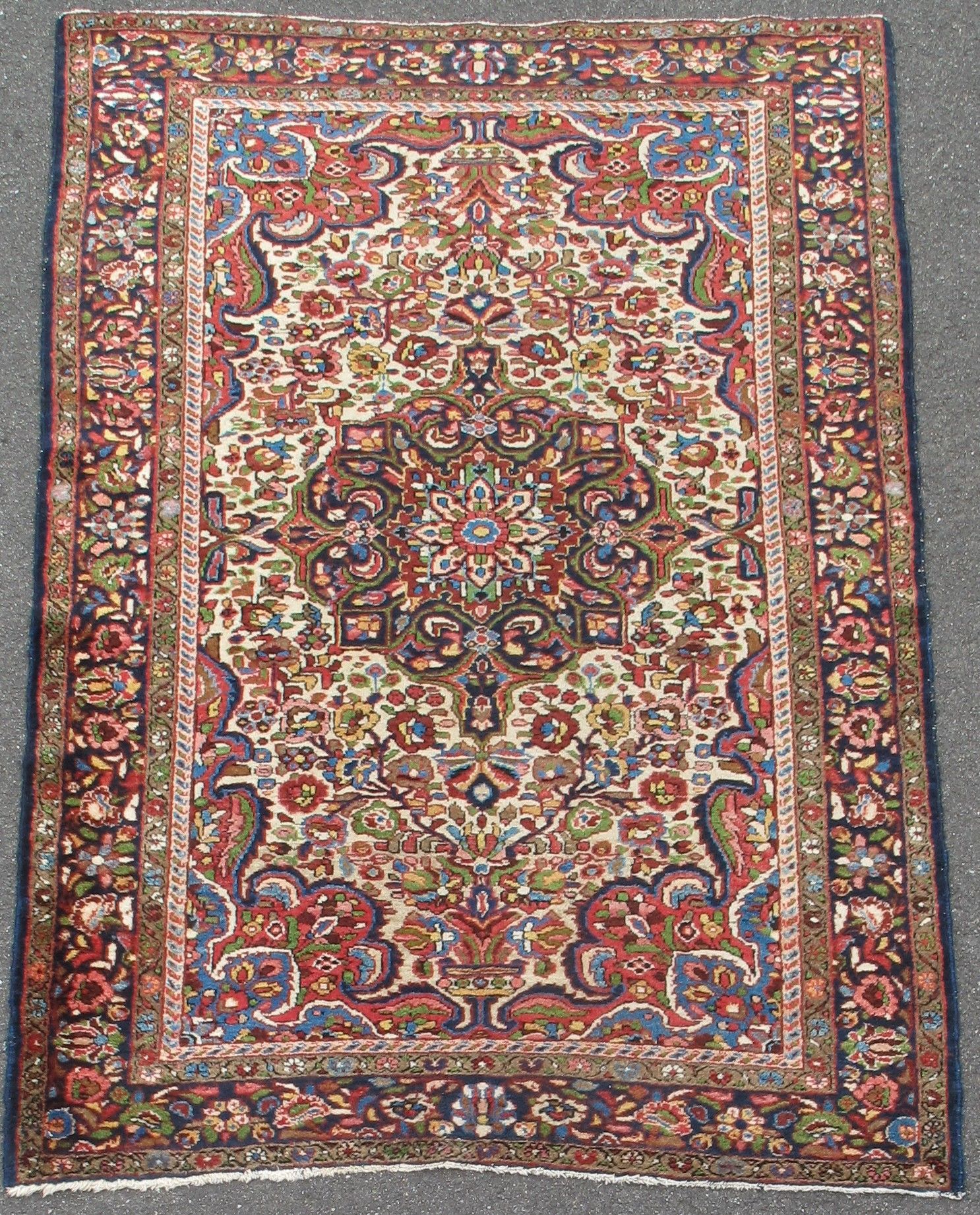 Vintage Sarouk | #221206A | 4'6