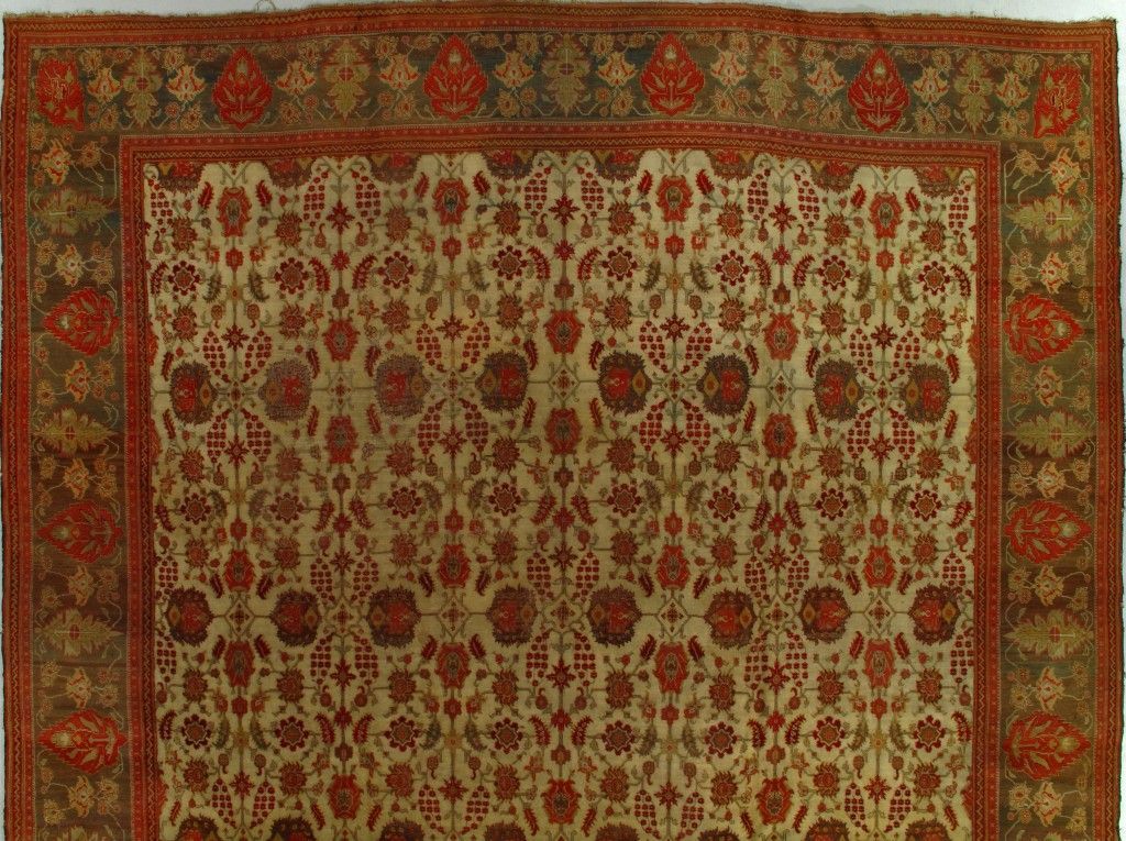 Antique Agra rug, 14' x 18'3