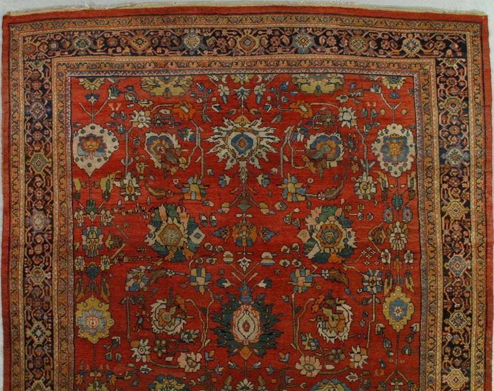 Antique Sultanabad rug, 10'8